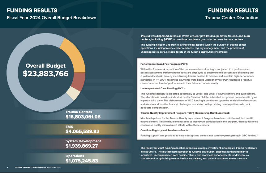 Georgia Trauma Commission 2024 Annual Report